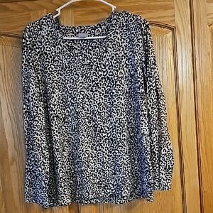 Leopard Print Women's Top